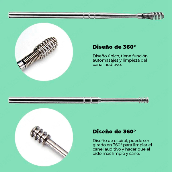 KIT LIMPIADOR DE OIDOS