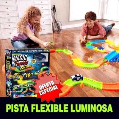 PISTA DE CARRERAS NEÓN FLEXIBLE