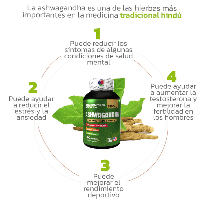 ASHWAGANDHA: Energía para tu cuerpo y mente