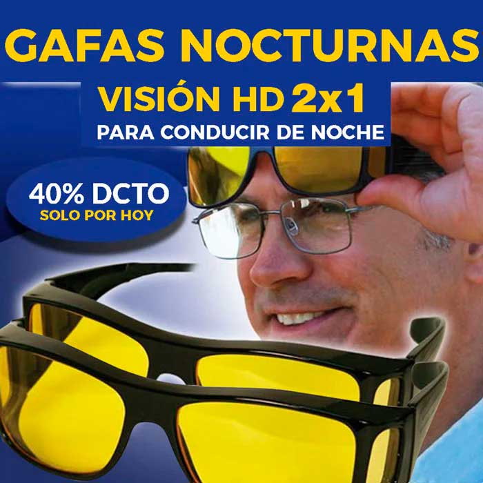GAFAS CON VISIÓN NOCTURNA HD X2